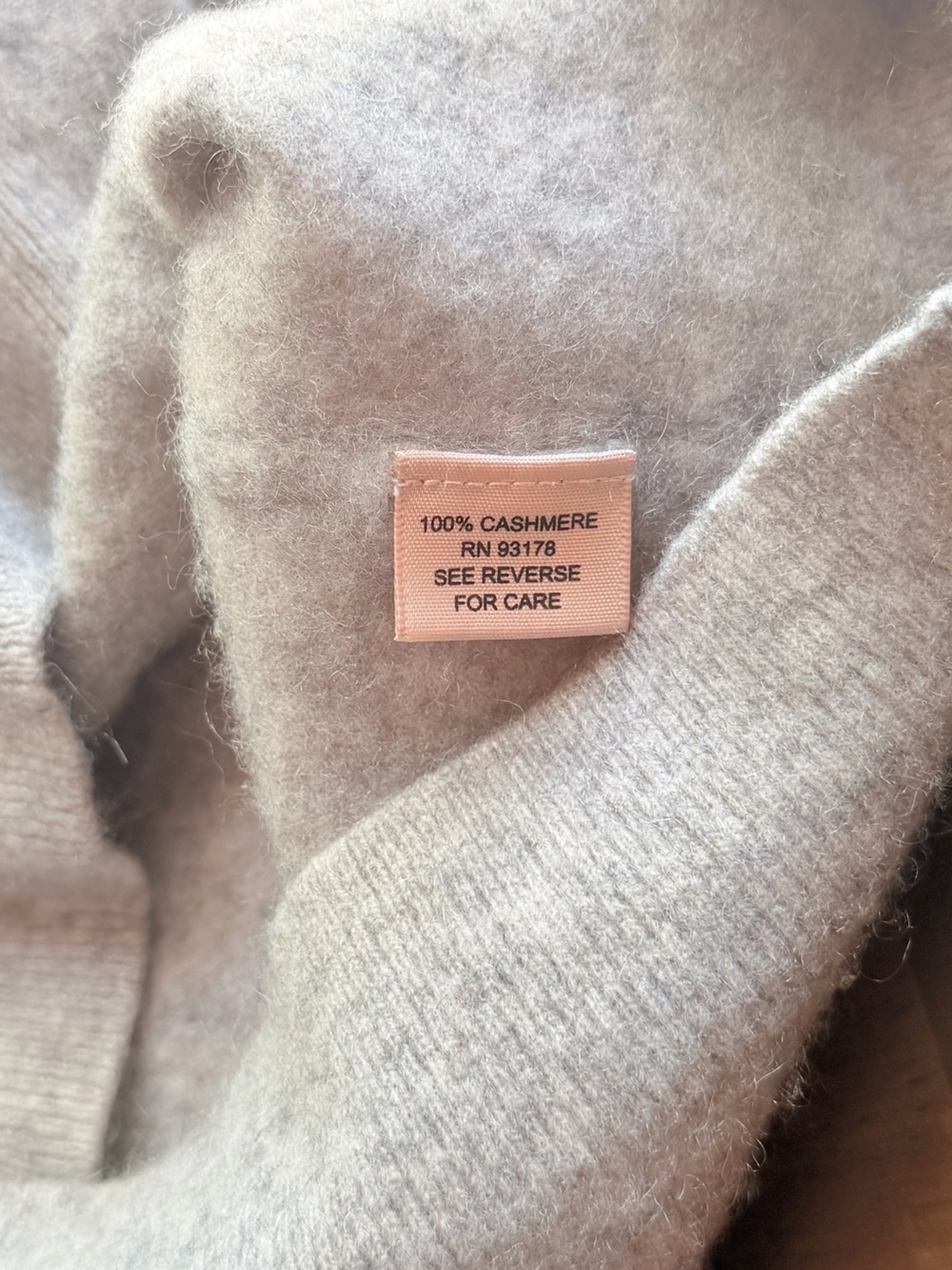 Philosophy 100% Cashmere Star Cardigan Kids Size M Gray - Picture 6 of 8